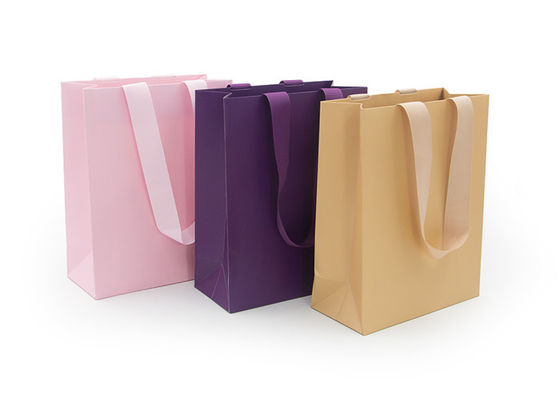 Bom preço Saco de papel atual colorido sustentável, sacos de papel personalizados dos doces online