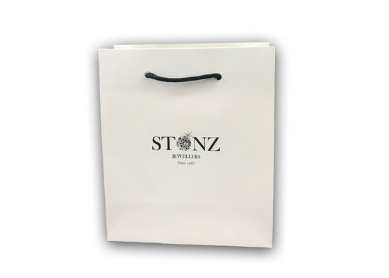 Bom preço Os sacos de compras reciclados luxo da joia de Kraft personalizaram a impressão do logotipo online