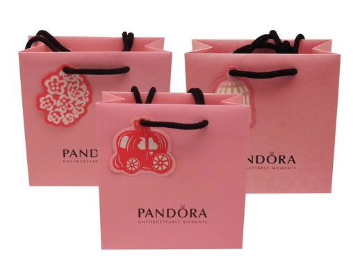 Good price Saco de papel de embalagem personalizado personalizado com alça preta on-line