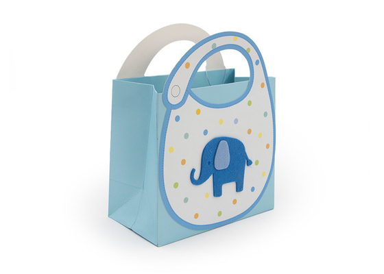 Good price Projeto original do elefante dos sacos bonitos do presente do papel feito a mão com punho de papel on-line