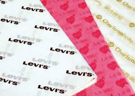 Good price Lenço de papel de empacotamento de Rolls 20x30 do papel de envolvimento do costume do vestuário extravagante on-line