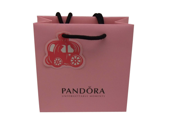 Good price Os sacos de papel personalizados reusáveis/o presente papel colorido ensacam com punhos on-line