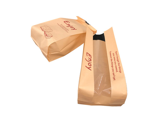 Good price Sacos feitos sob encomenda à prova de graxa do empacotamento de alimento com característica reciclável da janela on-line