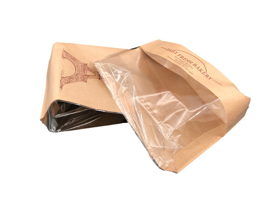 Good price Sacos amigáveis do empacotamento de alimento de Kraft Eco com certificação do CE da janela dianteira on-line
