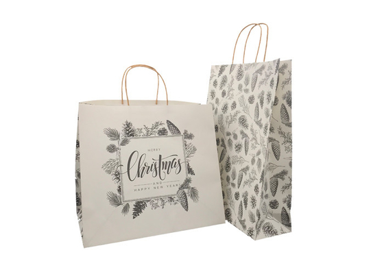 Good price O presente bonito liso do Natal ensaca a folha de prata que carimba a laminação lustrosa on-line