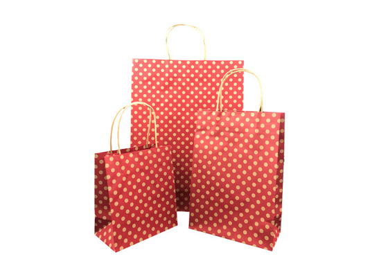 Good price O Natal luxuoso grosso vermelho que empacota/mini presente do Natal ensaca a impressão do ponto on-line
