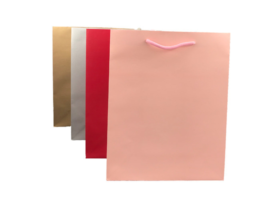 Good price A corda feito a mão bonita dobrável vermelha dos sacos de papel segura a impressão de Digitas on-line
