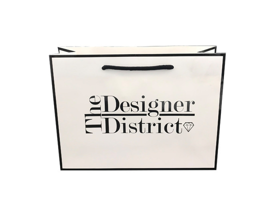 Good price Saco de papel atual elegante extravagante, grandes sacos do presente do Livro Branco para a joia on-line